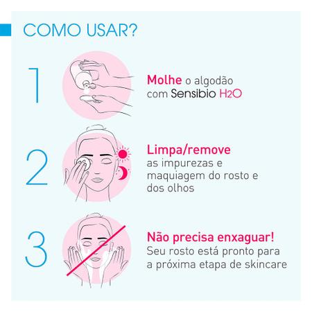 Imagem de Água Micelar Calmante Bioderma Sensibio H2O - Solution Micellaire