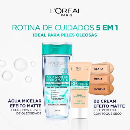 Imagem de Água Micelar Efeito Matte L'Oréal Paris - Solução de Limpeza Facial