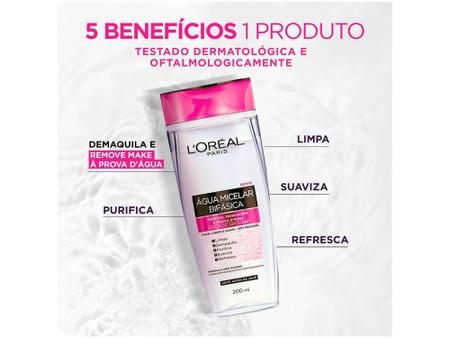 Imagem de Água Micelar Loreal Paris Bifásica 5 em 1 - 200ml