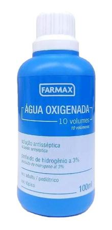 Imagem de Água Oxigenada Líquida Farmax 10 Volumes 100ml KIT C/6 UN