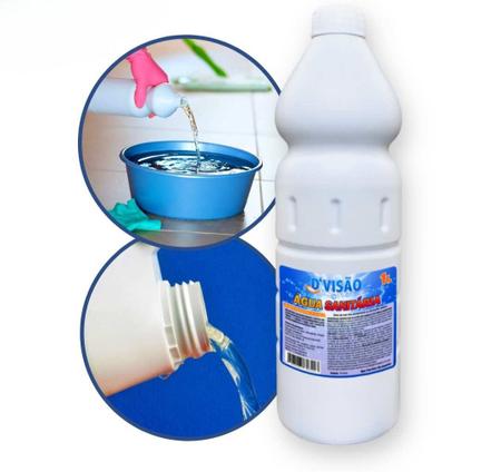 Imagem de Água Sanitaria Limpeza Uso Geral Divisao 1 Litro 1L - Unidade