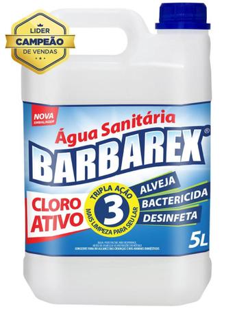 Imagem de Água Sanitária Líquido Incolor 5Lt - Barbarex