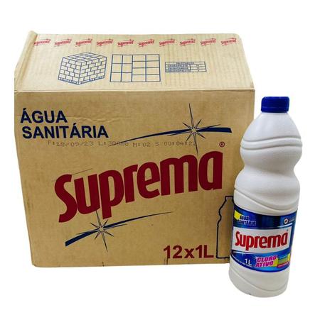 Imagem de Água Sanitária Suprema 1 Litro -12 Unidades