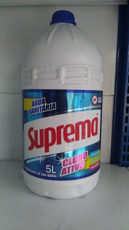Imagem de Água sanitária Suprema com cloro ativo 5 litros