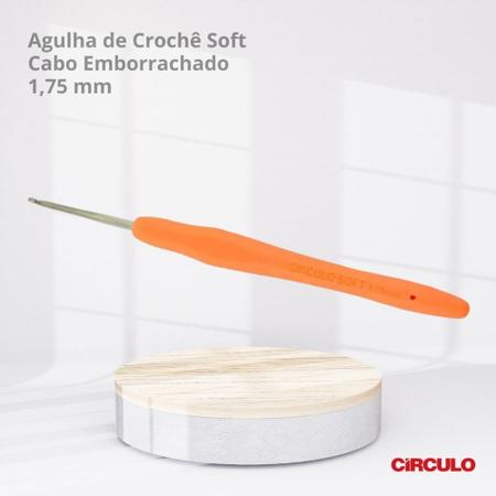 Imagem de Agulha de Crochê Soft Emborrachada Círculo de 1,75mm