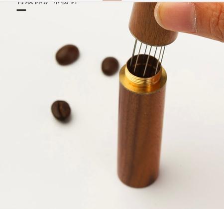 Agulha Distribuição De Café Barista Profissional Marrom - RALEO Imagem de Agulha Distribuição De Café Barista Profissional Marrom