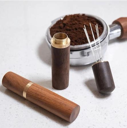 Agulha Distribuição De Café Barista Profissional Marrom - RALEO Imagem de Agulha Distribuição De Café Barista Profissional Marrom