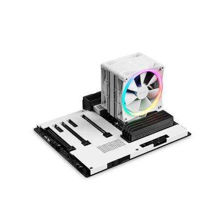 Imagem de Air Cooler Para Processador Nzxt T120 Rgb 120mm Branco