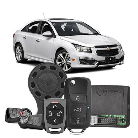 Imagem de Alarme Carro Taramps Tw 20ch G4 Chave Canivete Chevrolet Cruze