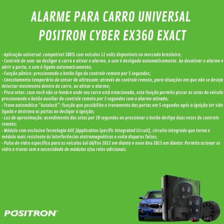 Alarme Positron Cyber Exact Ex 360 Universal