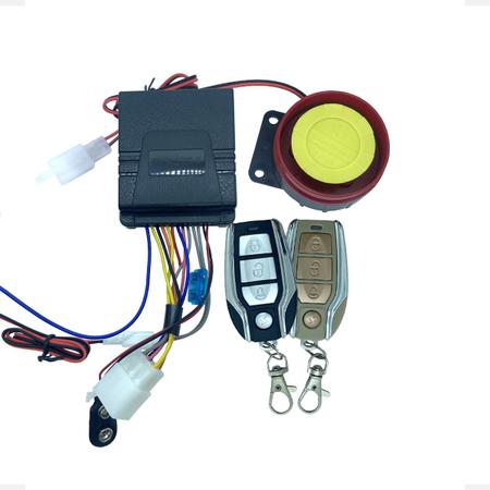 Imagem de Alarme Para Moto Anti Furto Com Controles E Partida a Distância Sensor Aproximação Para Motos Universal Honda Yamaha