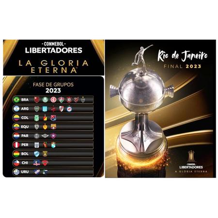 Copa Libertadores 2023 Álbum + Jogo Completo 557 Figurinhas em