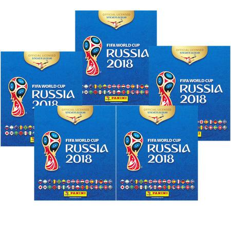 Imagem de Álbum Copa do Mundo Rússia 2018 Vazio Kit 5 Unidades