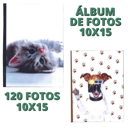 Imagem de Album de fotos 10x15 - total com 120 fotos 10x15