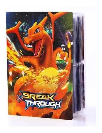 Álbum Oficial Pokémon Porta 240 Cards Charizard Cartas Vmax - PokemonSHOP -  Álbum de Figurinhas - Magazine Luiza