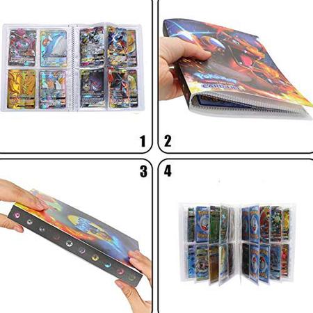 Album Pokemon Cartas Pokemon capacidade 240 cards - Universo