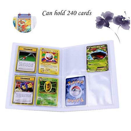 Album Pokemon Cartas Pokemon capacidade 240 cards - Universo