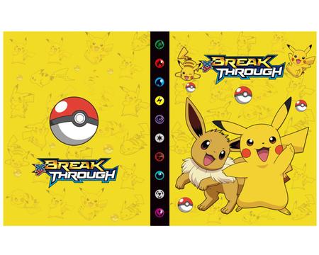 Album Pokemon Cartas Pokemon capacidade 240 cards - Universo