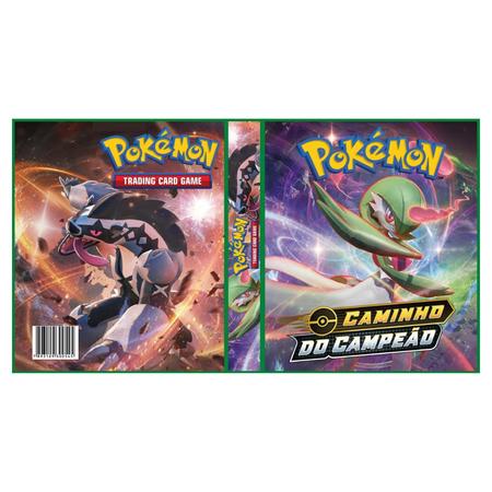 Pasta Album Tipo Fichário Pokémon - Trading Card Game Tcg - Escorrega o  Preço