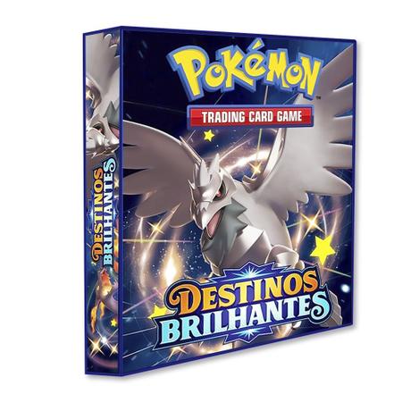 Álbum Pasta Fichário Pokemon com 10 Folhas YES 9 Bolsos Eevee Evoluções  Capa Dura Reforçado Colecão - Pokémon Cards Copag - Pasta Fichário -  Magazine Luiza