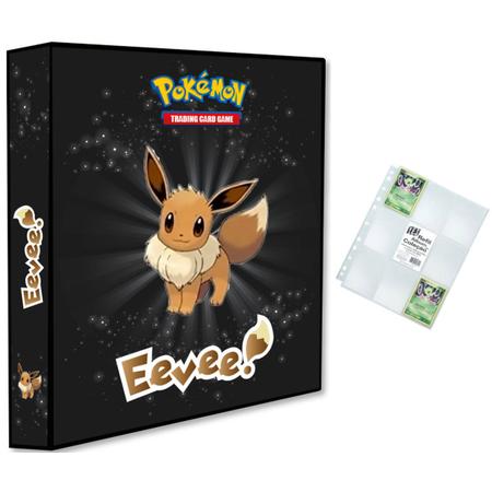 Álbum Pasta Fichário Pokemon com 10 Folhas YES 9 Bolsos Eevee Evoluções  Capa Dura Reforçado Colecão - Pokémon Cards Copag - Pasta Fichário -  Magazine Luiza