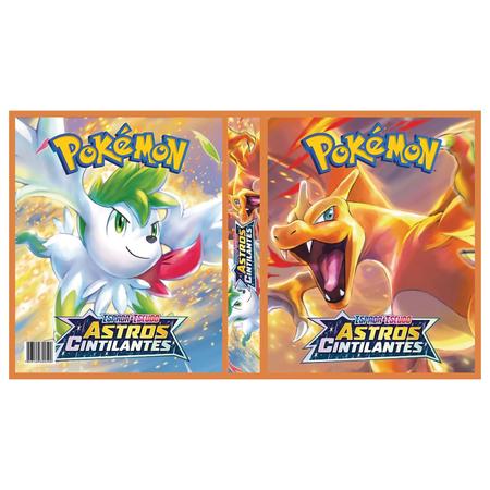 Álbum Pasta Fichário Pokemon com 10 Folhas YES 9 Bolsos Eevee Evoluções  Capa Dura Reforçado Colecão - Pokémon Cards Copag - Pasta Fichário -  Magazine Luiza