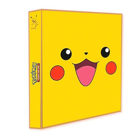 Fichário Pasta Álbum Pokemon Pikachu Fofo Xadrez Capa Dura