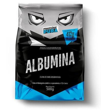 Imagem de Albumina sabor natural 500gr - proteína pura 