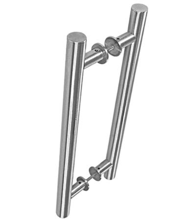 Alça Dula Alumínio 3008 1 x 40cm Polido Ferragens Paulista - Vesfer Puxadores-industria E Comercio Ltda Imagem de Alça Dula Alumínio 3008 1 x 40cm Polido Ferragens Paulista