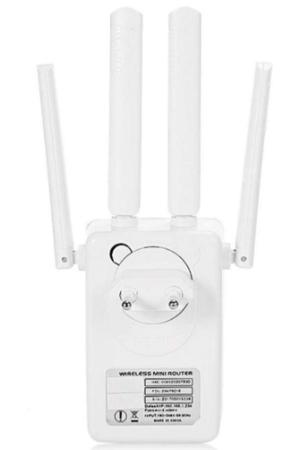 Imagem de Alcance novos patamares com o Repetidor de Wi-Fi 4 Antenas Amplificador de Sinal!