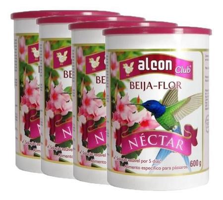 Imagem de Alcon Club Néctar Para Beija Flor 600g - Kit Com 4