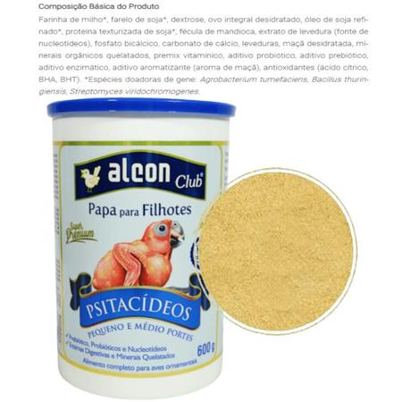 Imagem de Alcon Club Papa Filhotes Psitacídeos Super Premium 600G Kit