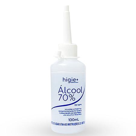 Imagem de Álcool 70% Neutro Para Limpeza Higie + 100ML