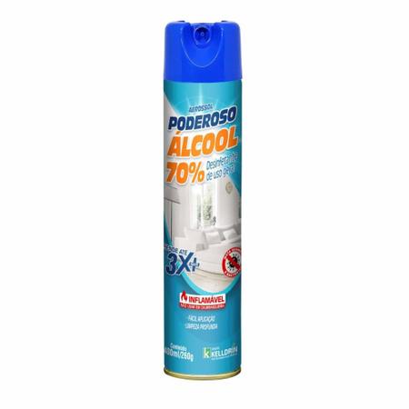 Imagem de Álcool 70% Spray 400ml Poderoso Kelldrin