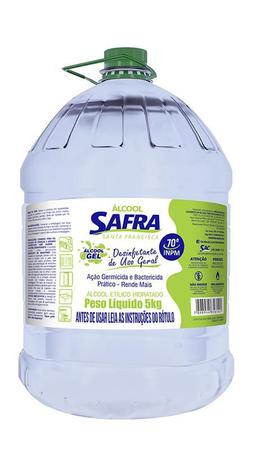 Imagem de Alcool gel 70 safra bactericida 5kg galao