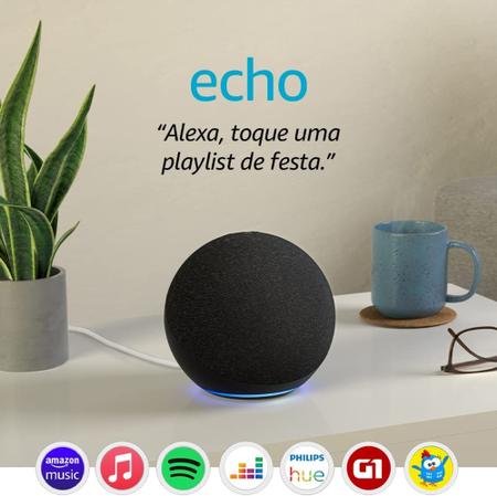 Imagem de Alexa Echo Dot (5 geração, lançamento) Casa inteligente com Alexa - Amazon  Preto