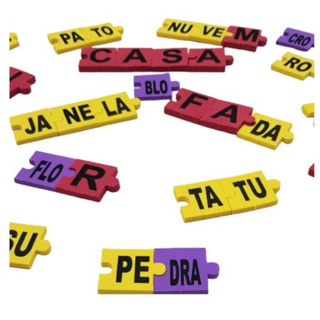 Imagem de Alfabeto Móvel/sílabas Simples/sílaba Complexa Em Eva 325 Pç