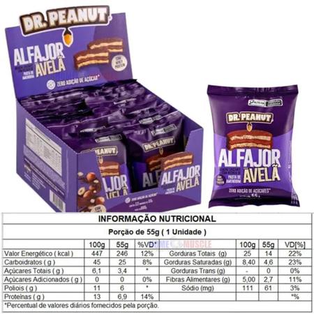 Alfajor Avelã (55g) - Dr Peanut - Categorias Menu, Proteínas, Snacks (Chips  / Balas)- GSN Suplementos