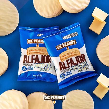 Alfajor Dr.Peanut com Whey Protein Display de 12un de 55g - Massa