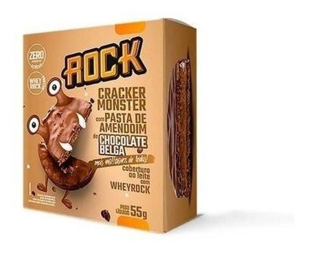 Imagem de Alfajor Fit Rock Cracker Monster C/12 Unds Chocolate Belga