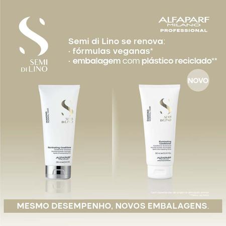 Imagem de Alfaparf Semi Di Lino Diamond Illuminating Condicionador Hidratante