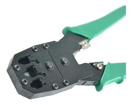 Imagem de Alicate Para Crimpar Rj11, Rj12 E Rj45 Cat5e + Decapador