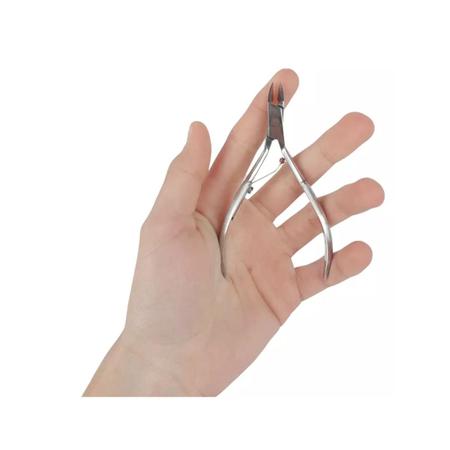 Imagem de Alicate Profissional para Cutícula - Corte Reto 10cm - Manicure e Pedicure