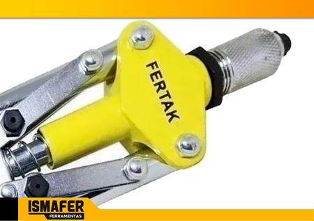 Imagem de Alicate Rebitador Profissional Tipo Alavanca 17 Fertak Tools