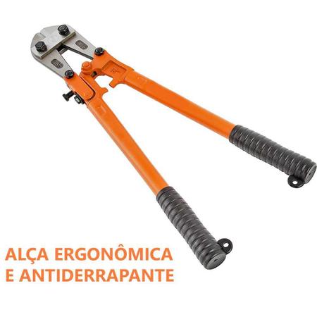 Imagem de Alicate Tesoura Corta Vergalhão Cadeado Ferro Grande 45cm