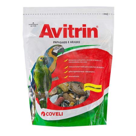 Imagem de Alimento Avitrim Coveli para Papagaios e Araras - 500g - 1 unidade