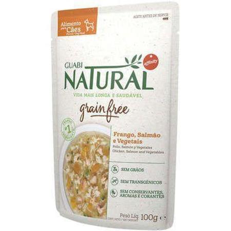 Imagem de Alimento Úmido Guabi Natural Grain Free Frango Salmão e Vegetais Gatos Sachê 85g - GUABI / GRAN PLUS