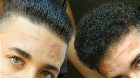 Cabelo de best sale homem alisado