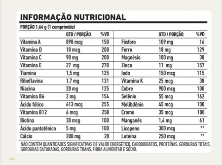 Imagem de All Nutri Plus Fdc Vitaminas Multivitamínico 50 Comprimidos
