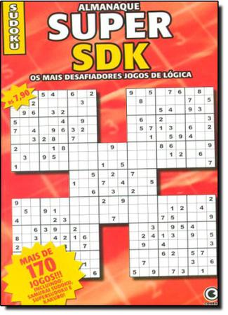 Almanaque Super Sdk: Os Mais Desafiadores Jogos De Lógica Sudoku + DE 170  JOGOS